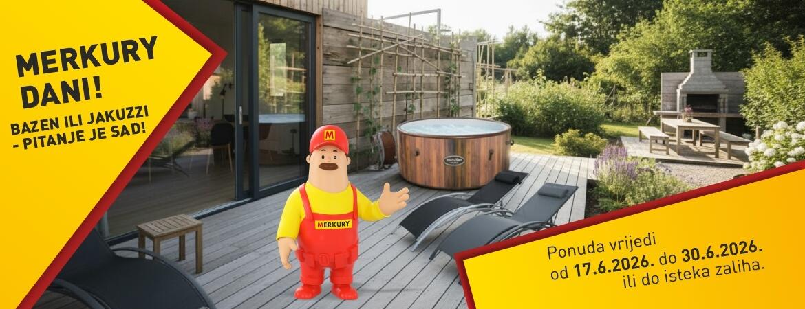 MERKURY DANI! BAZEN ILI JAKUZZI 17.06 - 30.06.2026