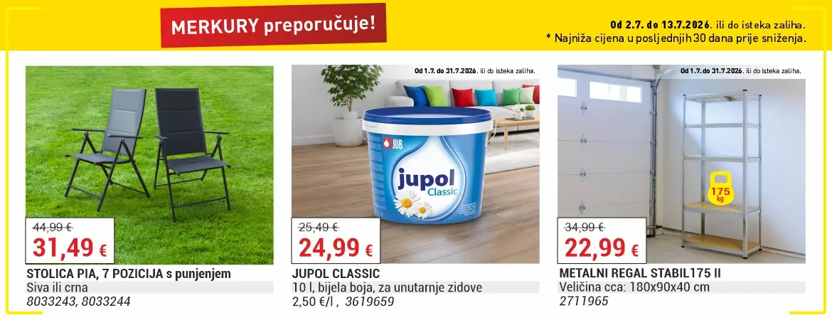 merkury preporučuje do 2.7.-13.7.