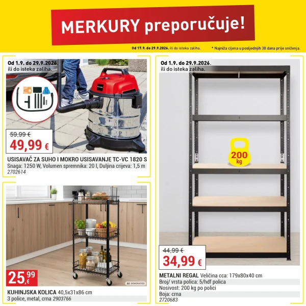 merkury preporučuje od 17.9. do 29.9.2026