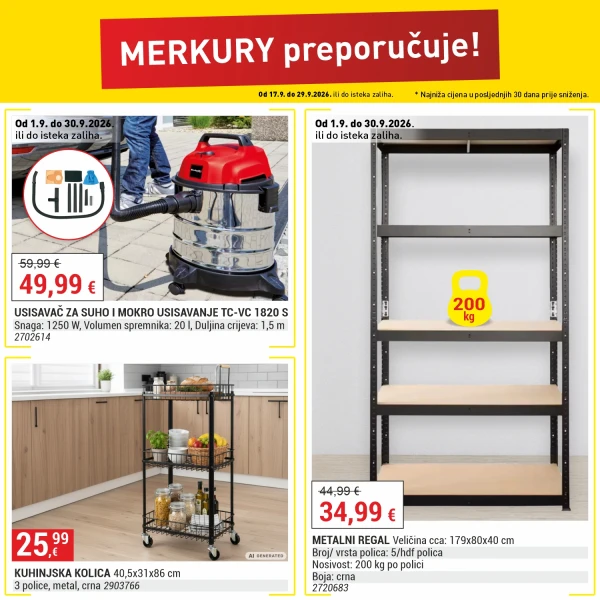 merkury preporučuje od 17.9. do 29.9.2026