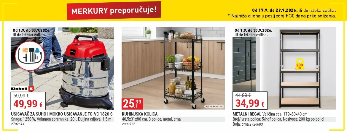 merkury preporučuje od 17.9. do 29.9.2026