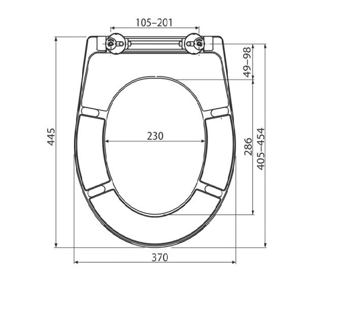 A604 WC SJEDALICA SOFTCLOSE -SPORI PAD