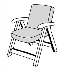 Jastuk za stolicu SPOT niski D.129 100x48x5