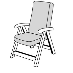 Jastuk za stolicu Spot visoki D.3104 118x48x5