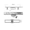 Linearna tuš kanalica Axus L-600 12308,3