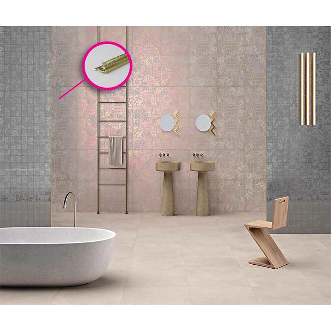 RONDALU ALU ANOD GOLD BRUSHED SPIGA MM 2700/27/10
