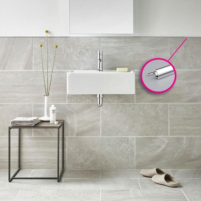 RONDALU ALU ANOD SILVER CHROMED MM 2500/27/10