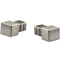 TILETRIM CORNER CAP CUBINOX BRUSHED S-STEEL MM10