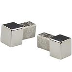 TILETRIM CORNER CAP CUBINOX GLOSSY S-STEEL MM10