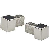 TILETRIM CORNER CAP CUBINOX GLOSSY S-STEEL MM10
