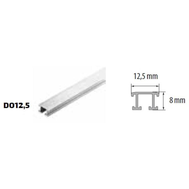 LIŠTA INOX DECOR C-0 12,5 MM/250 CM