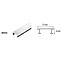 PROFIL INOX DECOR C-1 25 MM/250 CM,3