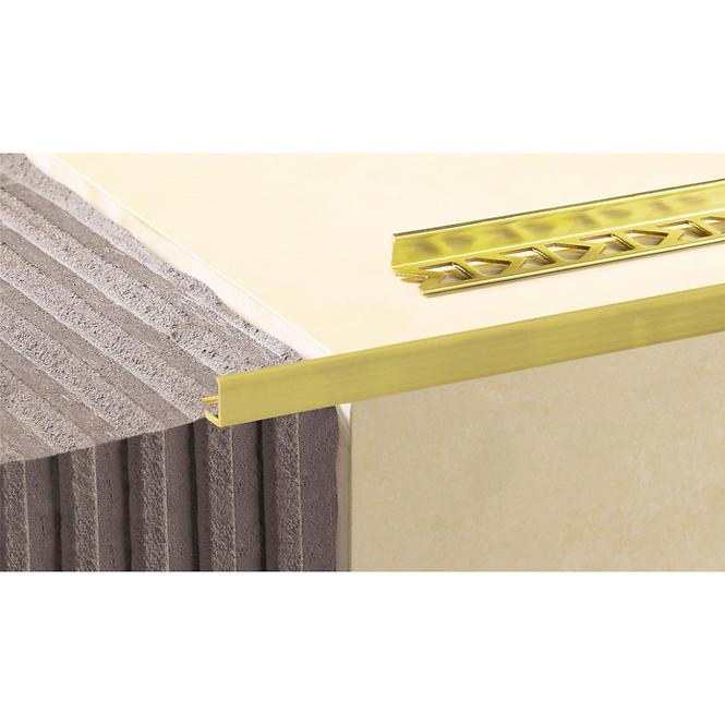 ALUMINIJSKI PROFIL L GOLD MAT 10/250