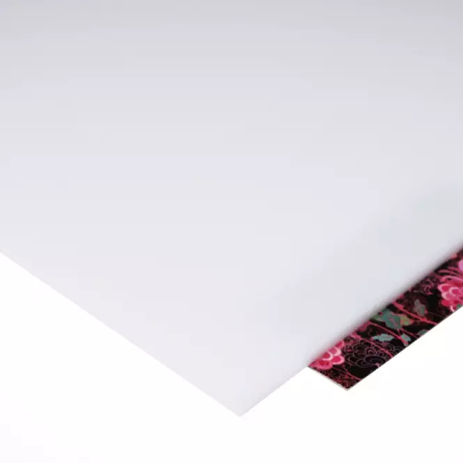 Ploca ps sigurno staklo  4mm - 50x25 cm, bijela,2