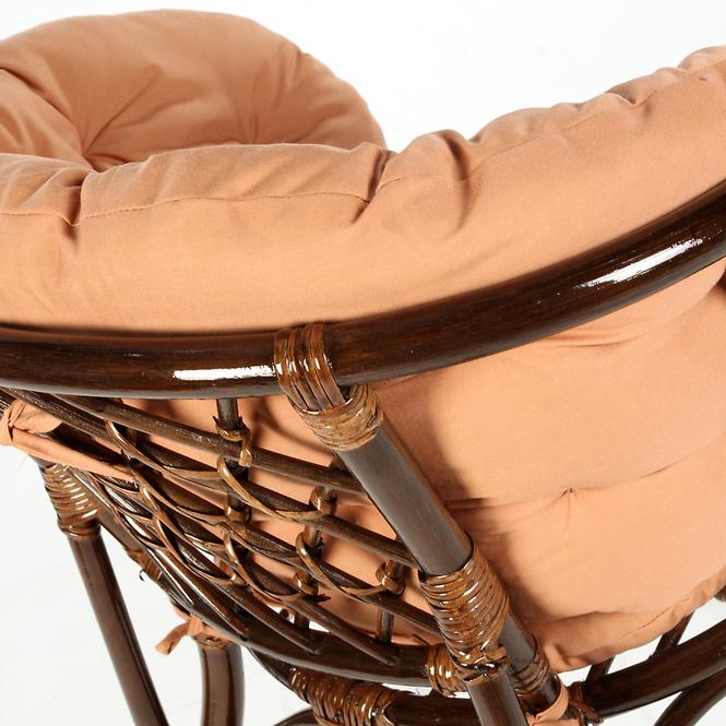 Set od ratana Tropicana tamno smeđi/cappuccino