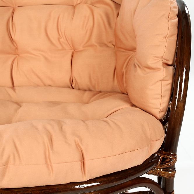 Set od ratana Tropicana tamno smeđi/cappuccino