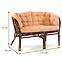 Set od ratana Tropicana tamno smeđi/cappuccino,2