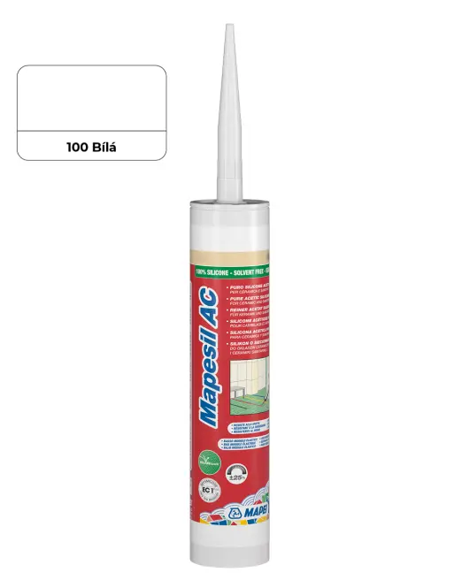 Mapei Sanitarni silikon Mapesil Ac 100 bijela 310 ml