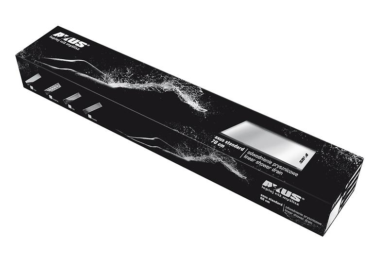 Linearna tuš kanalica Axus 700 kvadrat 12312
