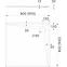 KVADRATNA TUS KADA CRNA AQM12461CST 90X90X3 CRNA,3