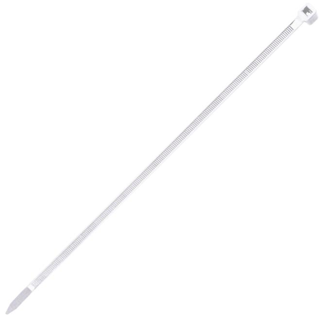 ELEKTRO VEZICE BIJELO NYLON 2.5 X 100 MM 100KOM