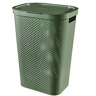 Košara za rublje Infinity recycled 245809 zelena 60l