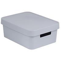 Spremnik s poklopcem infinity 11l 229246 svijetlo sivi