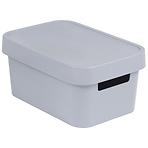 Spremnik s poklopcem infinity 4,5l 229387 svijetlo sivi