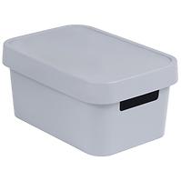 Spremnik s poklopcem infinity 4,5l 229387 svijetlo sivi