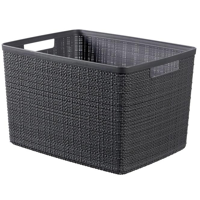 Košara L Jute 245716 Tamno siva 20l