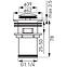 S283-BL-B ZLAZ ZA SIFON. G5/4. CRN,2