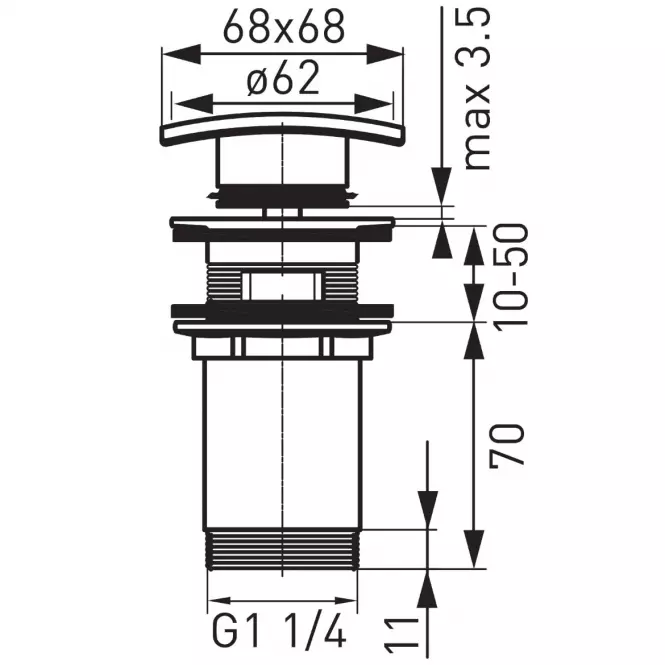 S284-BL-B SUDOPER ODVOD QUADRO. G5/4. CRN