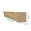 Zidne lamele 3d hrast wotan  30x38x2750mm,2