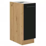 Kuhinjski ormar Modena 30d cargo bb crni / hrastov zanatlija Kuhinjski ormar Modena 30d cargo bb crni / hrastov zanatlija