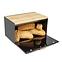 Kutija za kruh geometric crna 35.5x21.5x21cm,2
