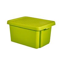 Plastična kutija s poklopcem 16l zelena