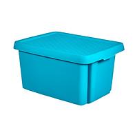 Plastična kutija s poklopcem 16l plava
