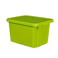 Plastična kutija s poklopcem 26l zelena