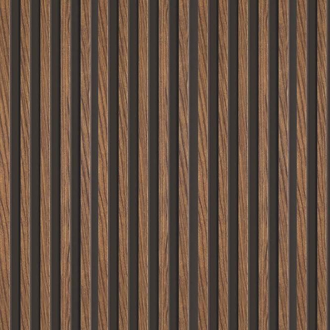Zidni panel s lamelama s-line mocca 12x122x2650mm