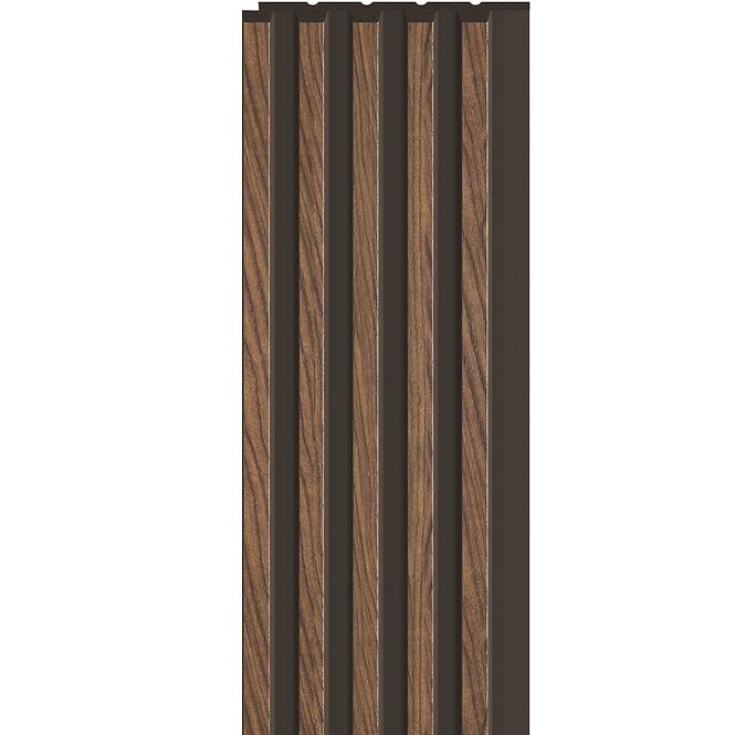 Zidni panel s lamelama s-line mocca 12x122x2650mm