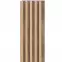 Zidni panel s lamelama s-line natur 12x122x2650mm,2