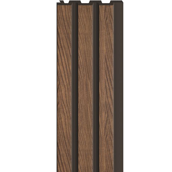 Zidni panel s lamelama m-line mocca 21x122x2650mm