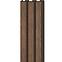Zidni panel s lamelama m-line mocca 21x122x2650mm,2