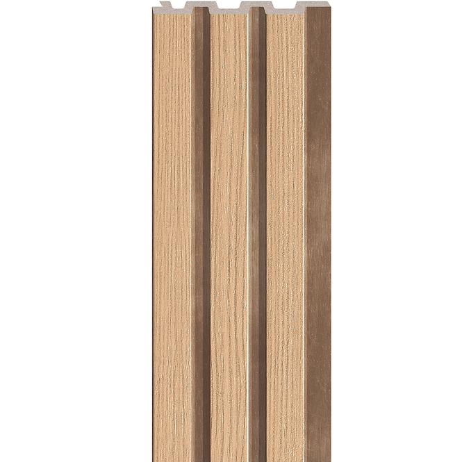 Zidni panel s lamelama m-line natur 12x122x2650mm