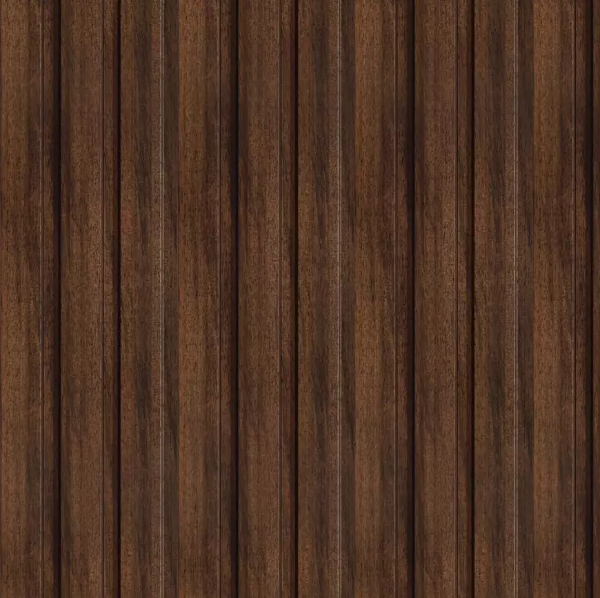 Zidni panel s lamelama m-line chocolate 12x122x2650mm