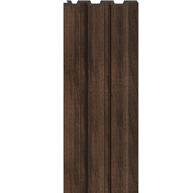 Zidni panel s lamelama m-line chocolate 12x122x2650mm