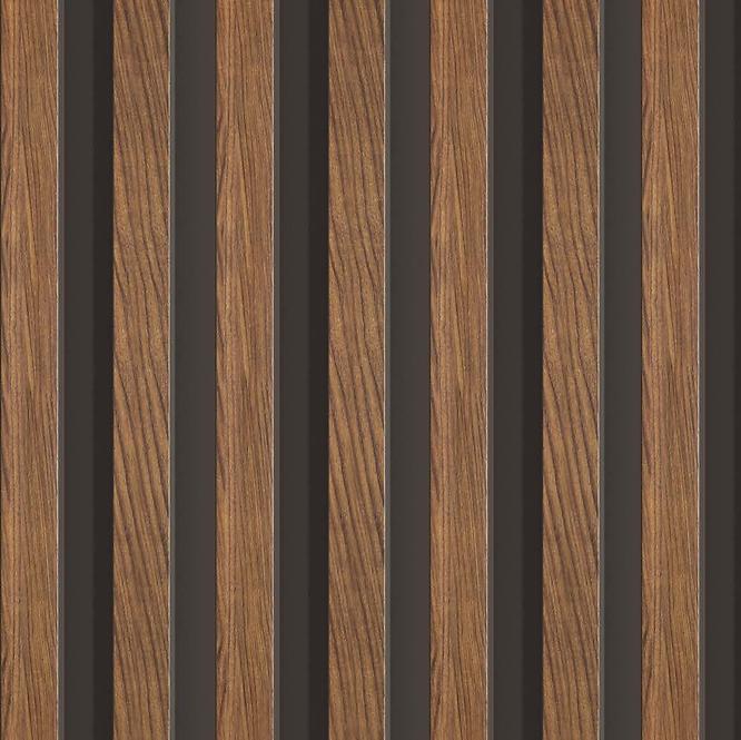 Zidni panel s lamelama l-line mocca 21x122x2650mm