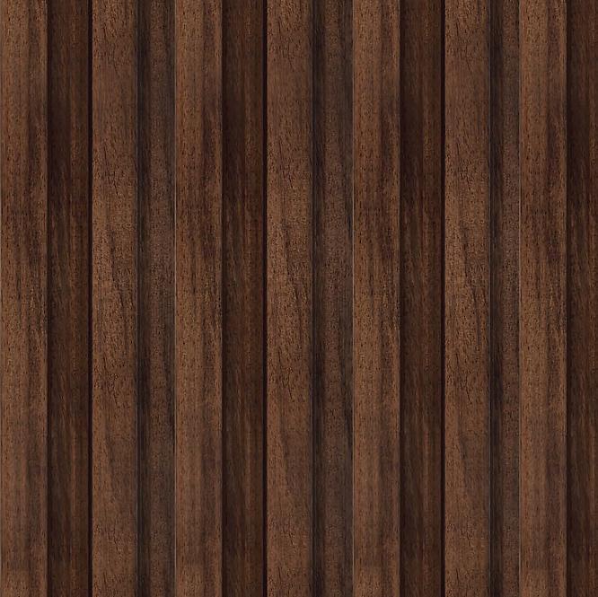 Zidni panel s lamelama l-line chocolate  21x122x2650mm
