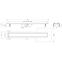 Linearni odvod Rev Duplex crni ABS + INOX 800,4