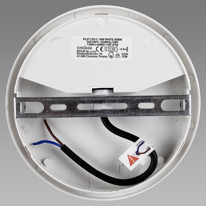 Svjetiljka FILIP LED C 18W WHITE 4000K 03818 PL1